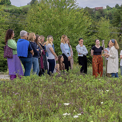 SENZORIČNO DOŽIVETJE DIŠAVNEGA VRTA PRI VIDI <em>Foto: David Orešič in Igor Unuk</em>